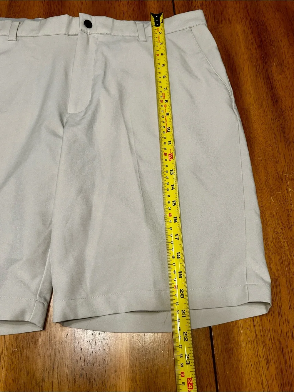 Greg Norman Collection Tan  Performance Flat-Front Shorts